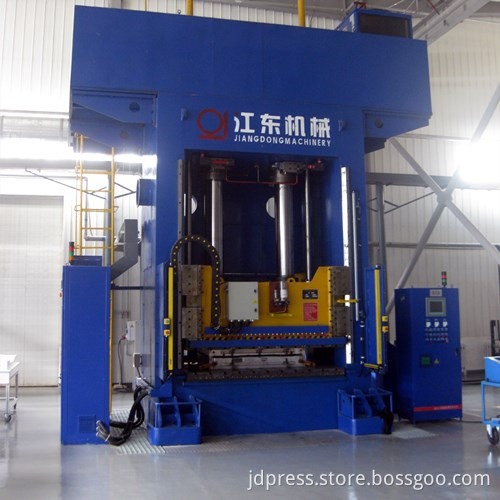 Automobile interior composite hydraulic press